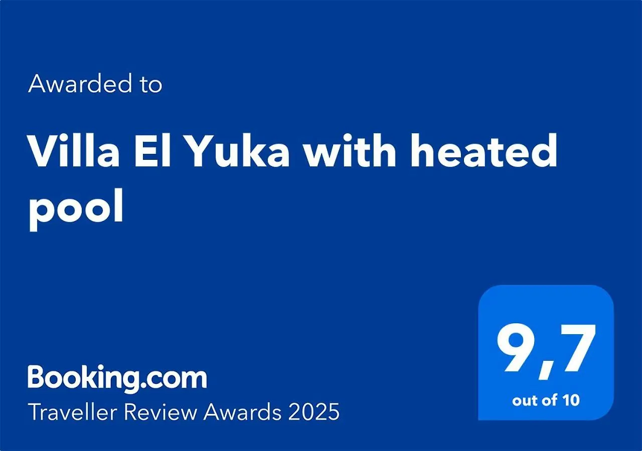 Villa El Yuka With Heated Pool Callao Salvaje Spanje